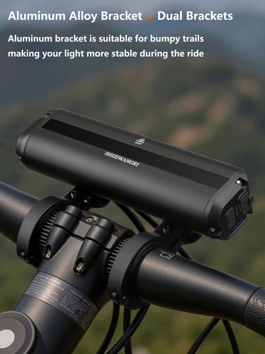 Mountain Biking Lights - 4000mAh Super Bright LED Bicycle Light,
