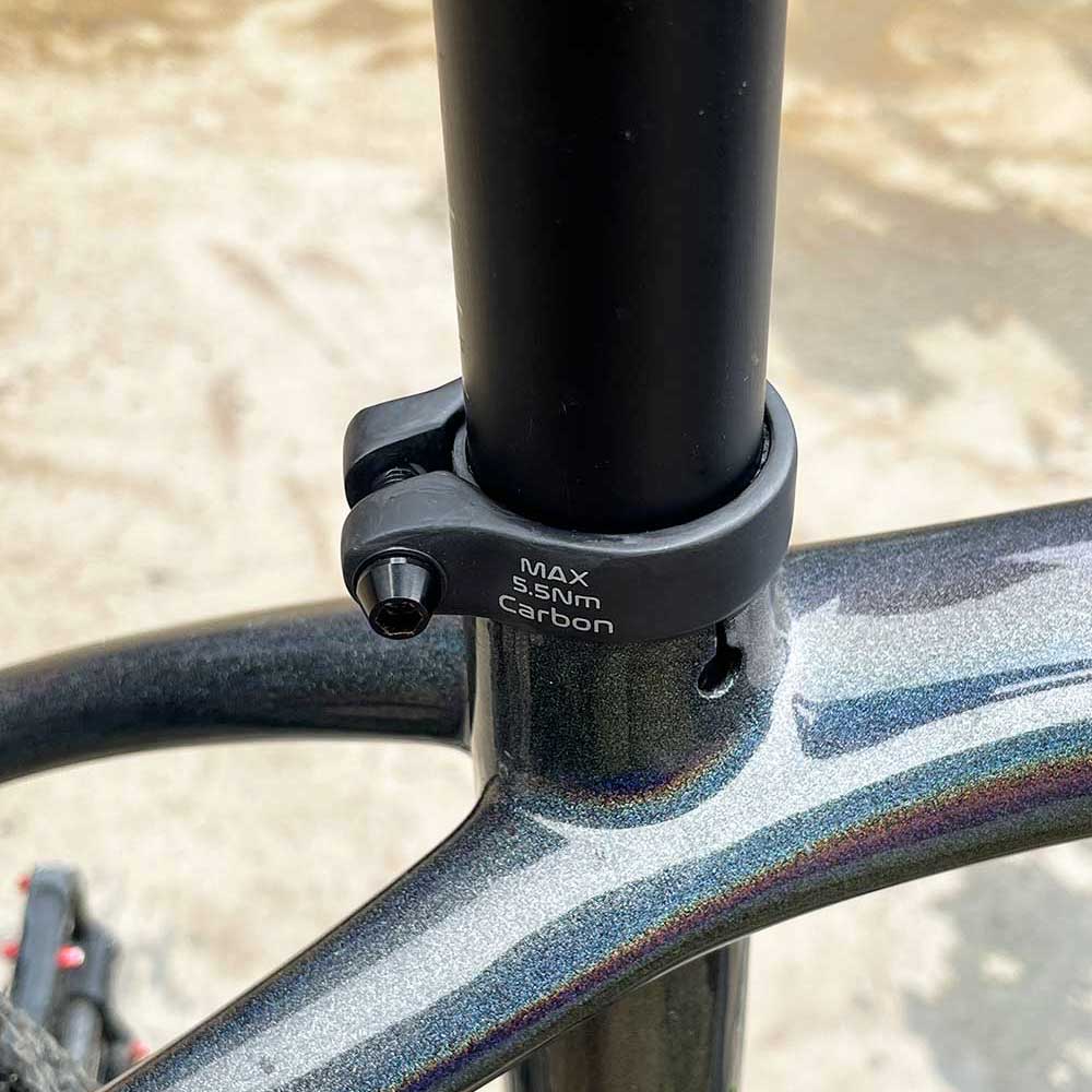 Mountain Biking Brands - elitaone Carbon Seat Posts Clamp 31.8/34.9mm
