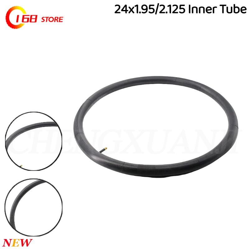 Mountain Biking Tube - 24X1.95/2.125 Inner Tube Straight Mouth Durable