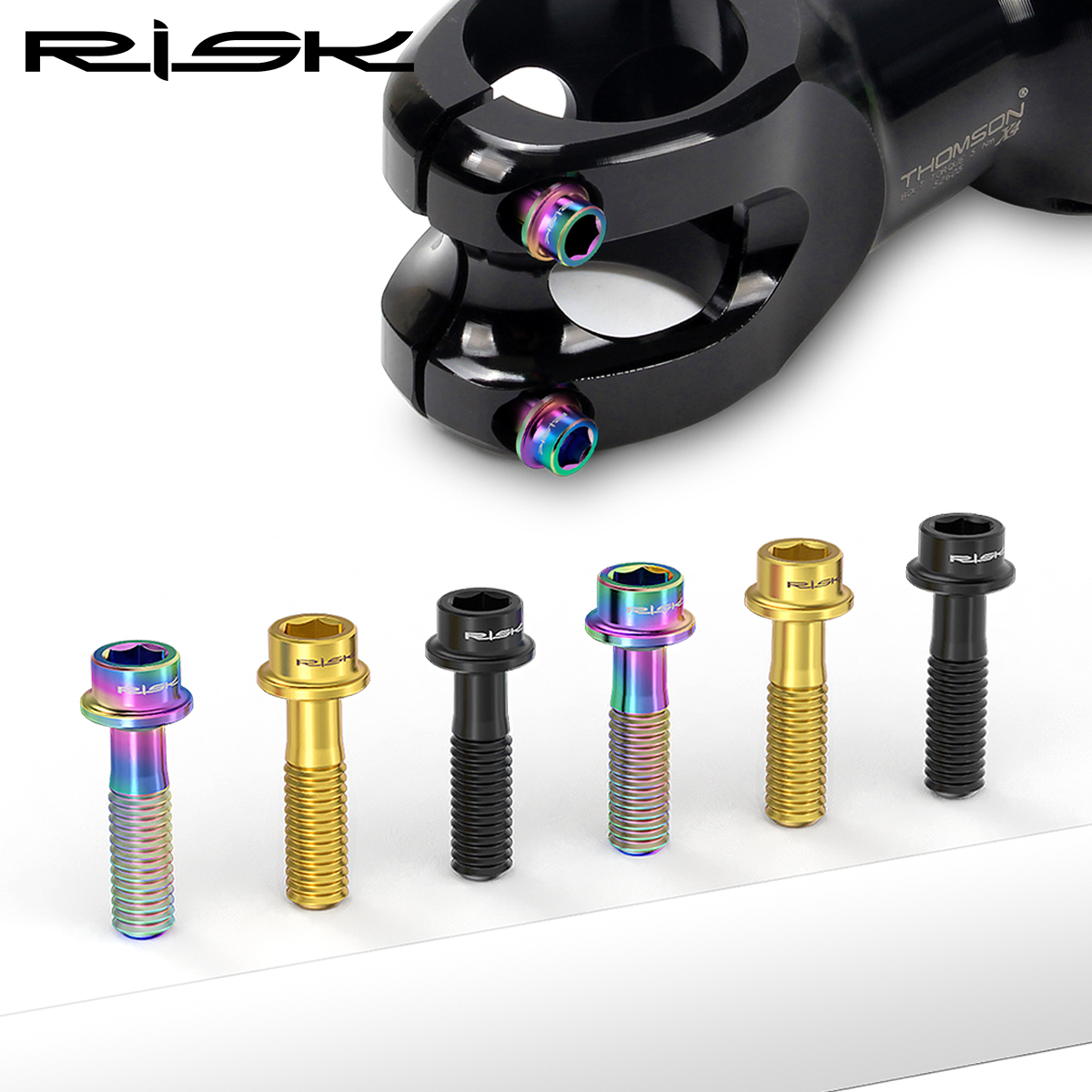 Mountain Biking Tube - RISK M5x18mm Seat Screws Mountain Bike