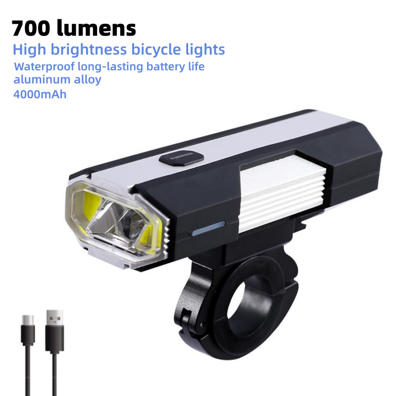 Mountain Biking Lights - 700 Lumens Aluminum Alloy Bicycle Light