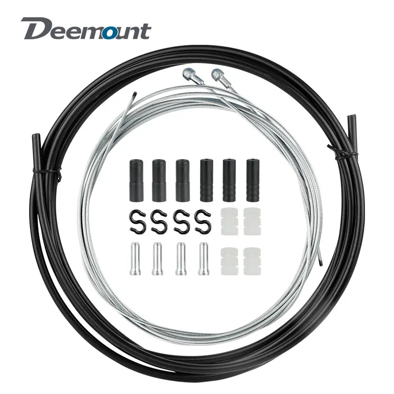 Mountain Biking Brands - Brake Derailleur Cables Kit Carbon Steel