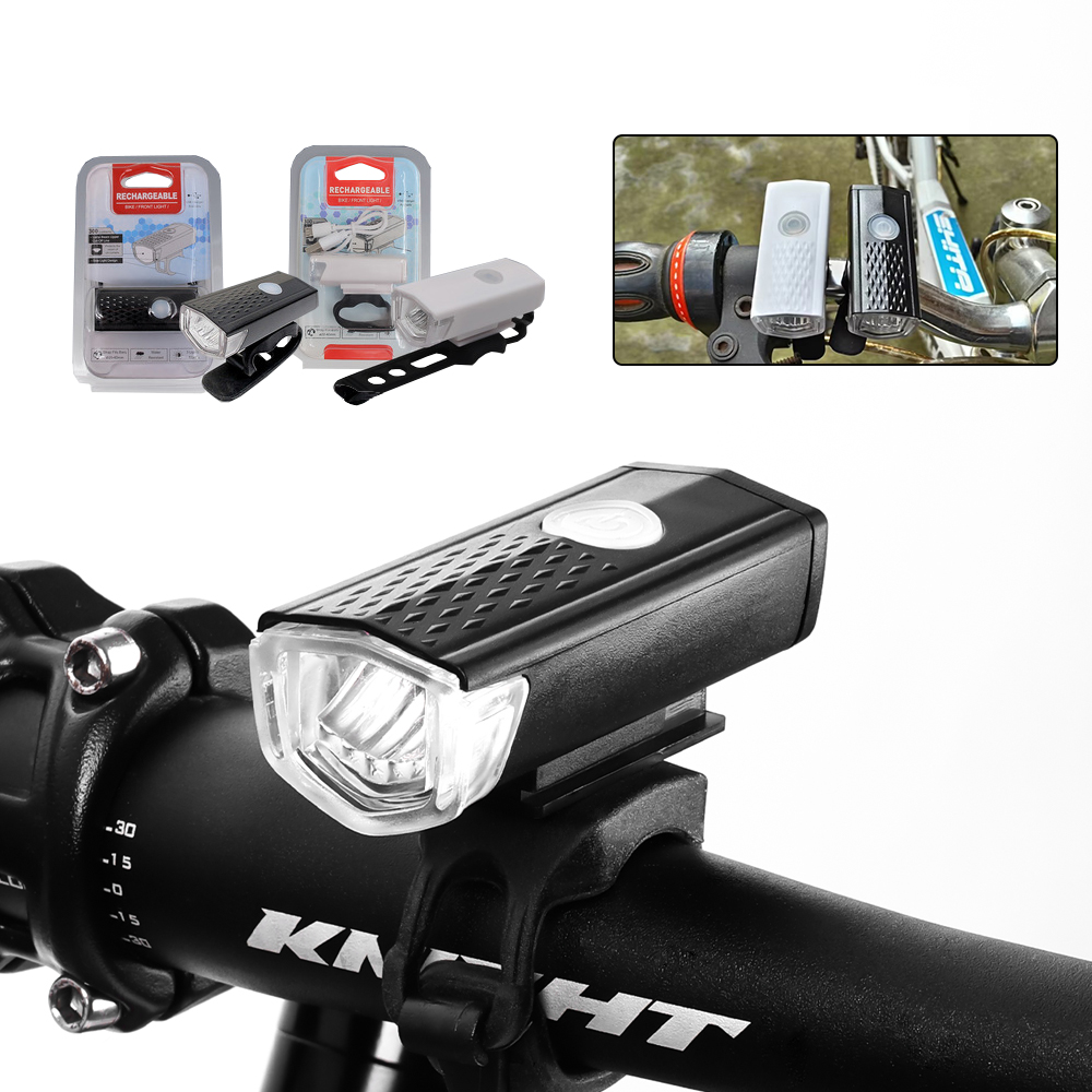 Mountain Biking Lights - USB Rechargeable Mountain Bike Headlight Super