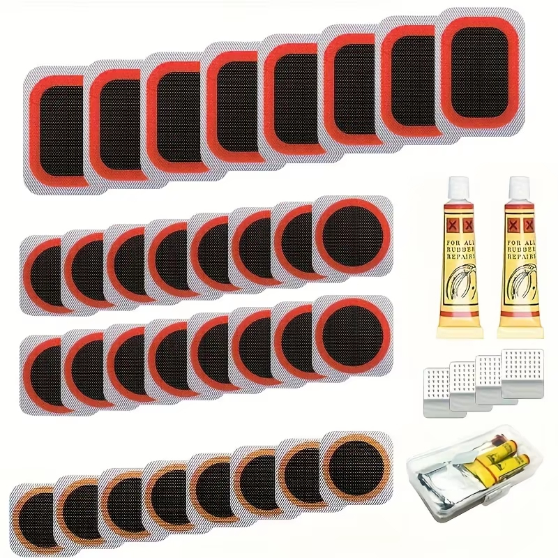 39pcs Bike Tire Repair Kit - B - Mountain Biking Tube ulasan dan harga