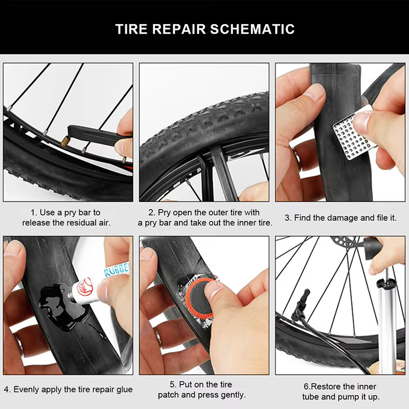 39pcs Bike Tire Repair Kit - B - Mountain Biking Tube ulasan dan harga