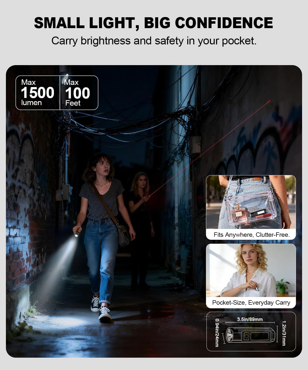 Portable LED FlashlightWaterpr - Mountain Biking Lights ulasan dan harga