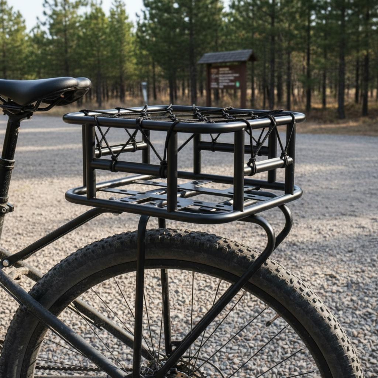 Mountain Bike Rear Basket Thic - Mountain Biking Shop ulasan dan harga