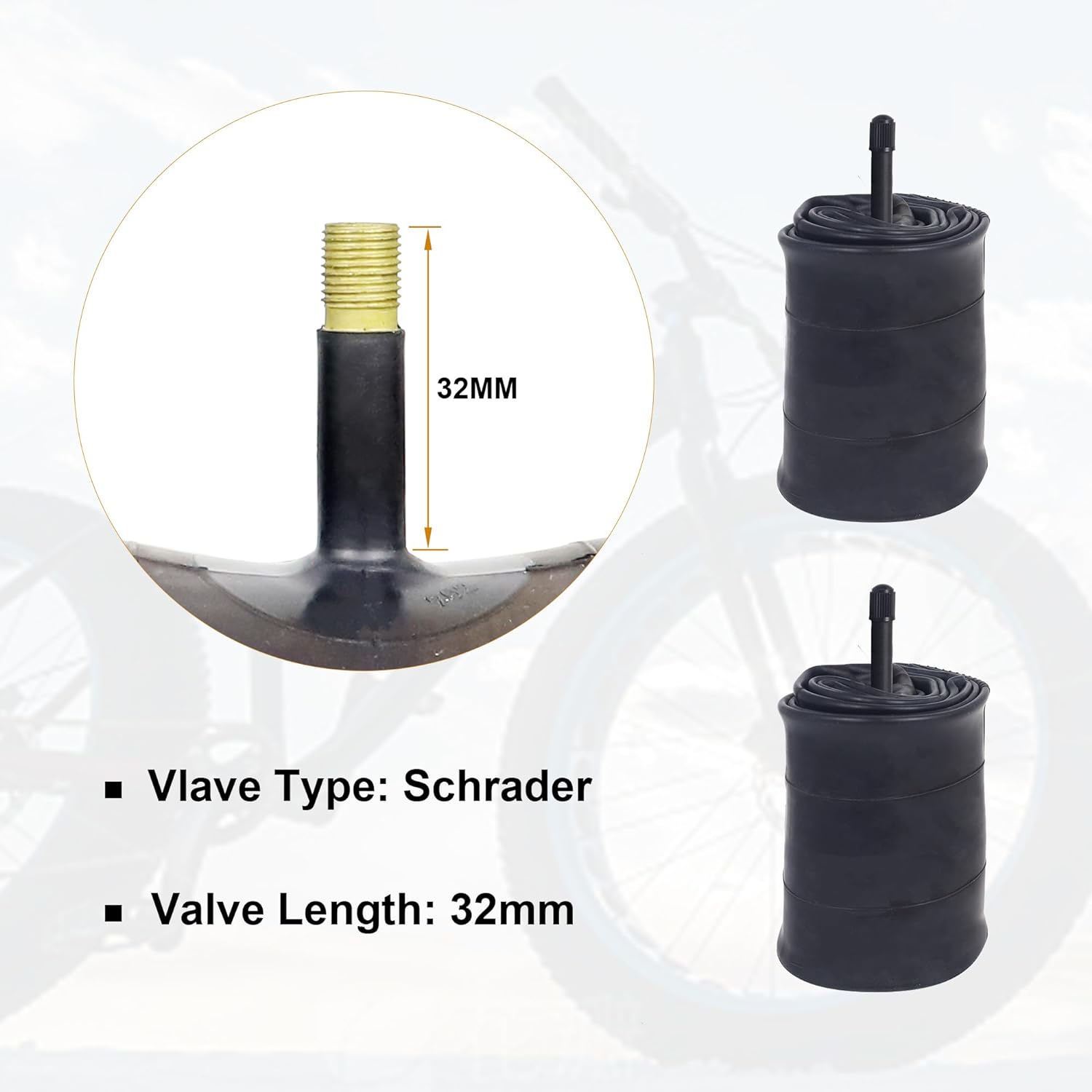 ZUKKA 1 Piece Fat Inner Tubes  - Mountain Biking Tube ulasan dan harga