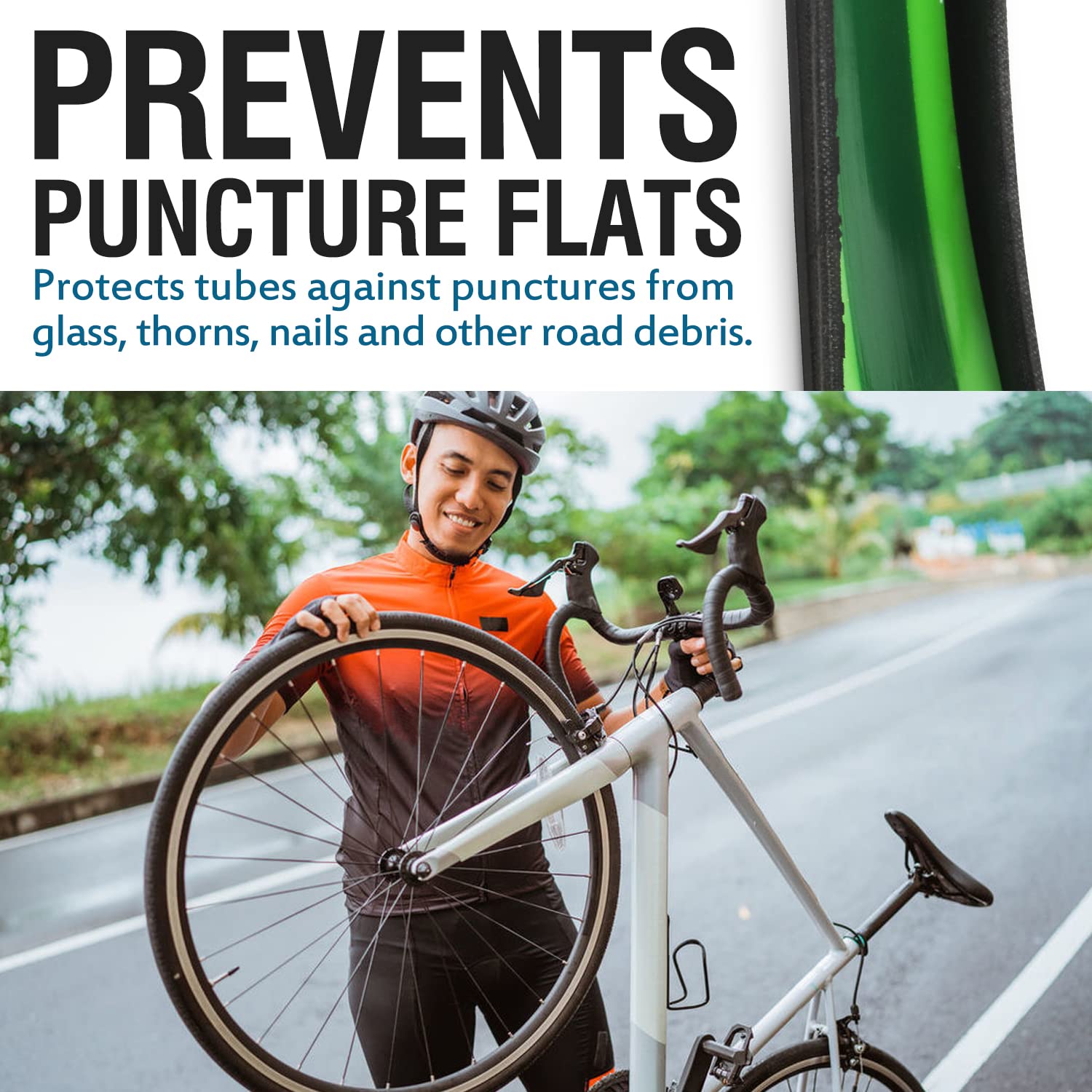 Bike Tire Liner-Help Prevent F - Mountain Biking Tube ulasan dan harga