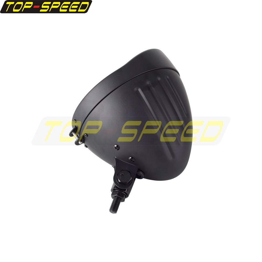 Black/Chrome Motorcycle Headla - Mountain Biking Shop ulasan dan harga